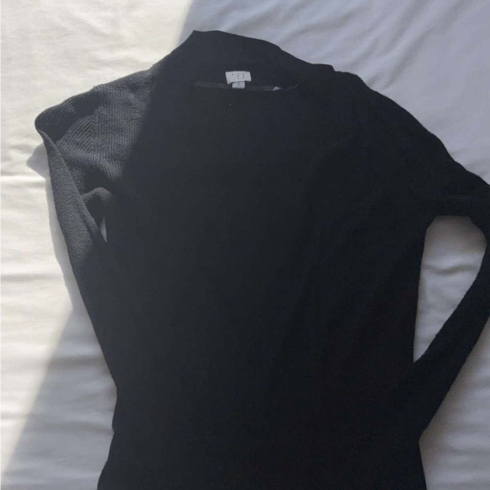 Classic Black Cardigan Sweater